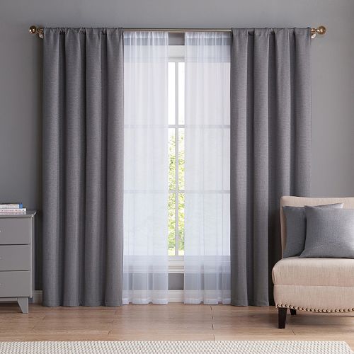 VCNY Home 6-piece Diana Curtain & Throw Pillow Set