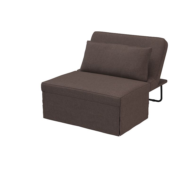 Juno Otto-Kube Covertible Accent Chair & Lounger, Brown