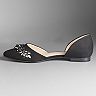 simply vera black flats