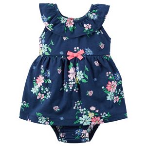 Baby Girl Carter's Floral Bodysuit Dress