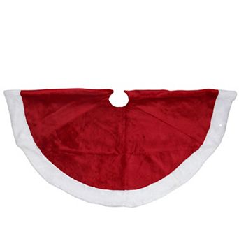 Northlight 48 in Traditional Velveteen Christmas Tree Skirt