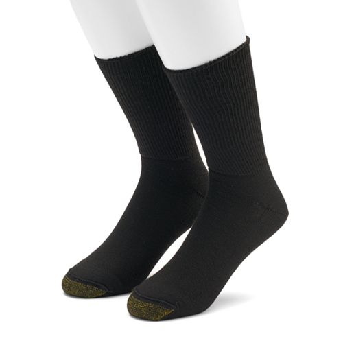 Men's GOLDTOE 2-pack Non-Binding Quarter Socks