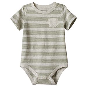 Baby Boy Jumping Beans® Striped Slubbed Bodysuit