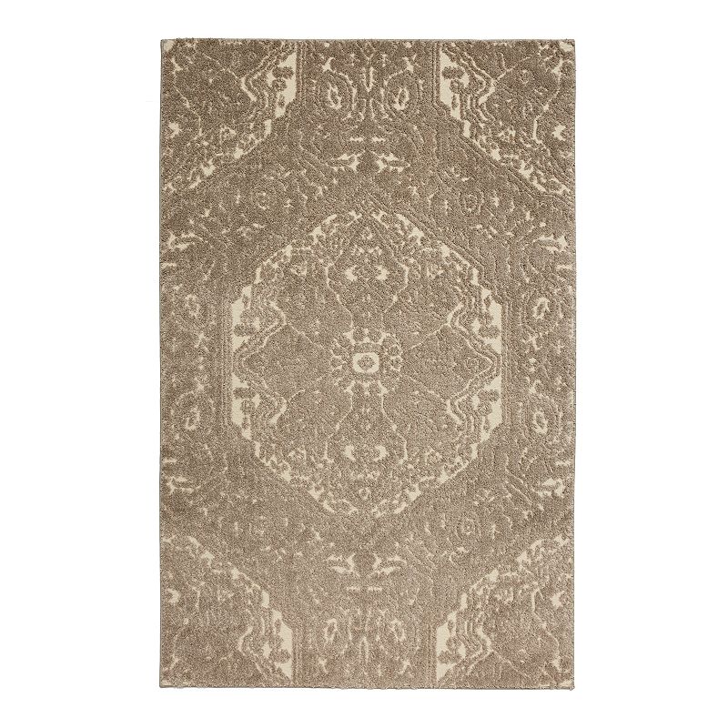 Mohawk Home Francesca EverStrand Medallion Rug, Beig/Green, 8X10 Ft