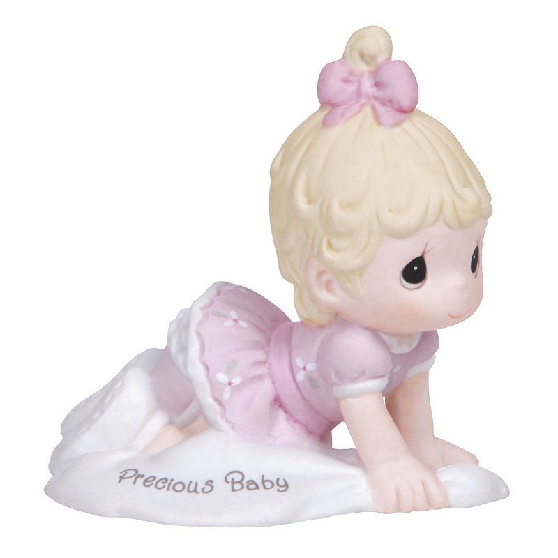 Precious Moments Precious Baby Blonde Girl Figurine, Multicolor