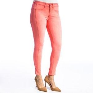 Juniors' Crave Slimming Colored Skinny Jeans