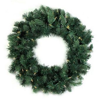Northlight 36 in Pre-Lit Artificial Washington Frasier Fir Indoor Christmas Wreath