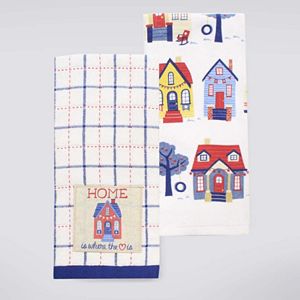 Celebrate Americana Together House Kitchen Towel 2-pk.