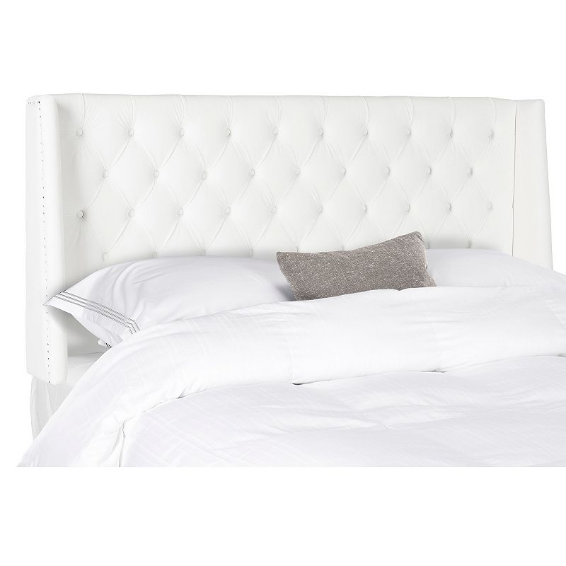 Safavieh London Tufted Headboard, White