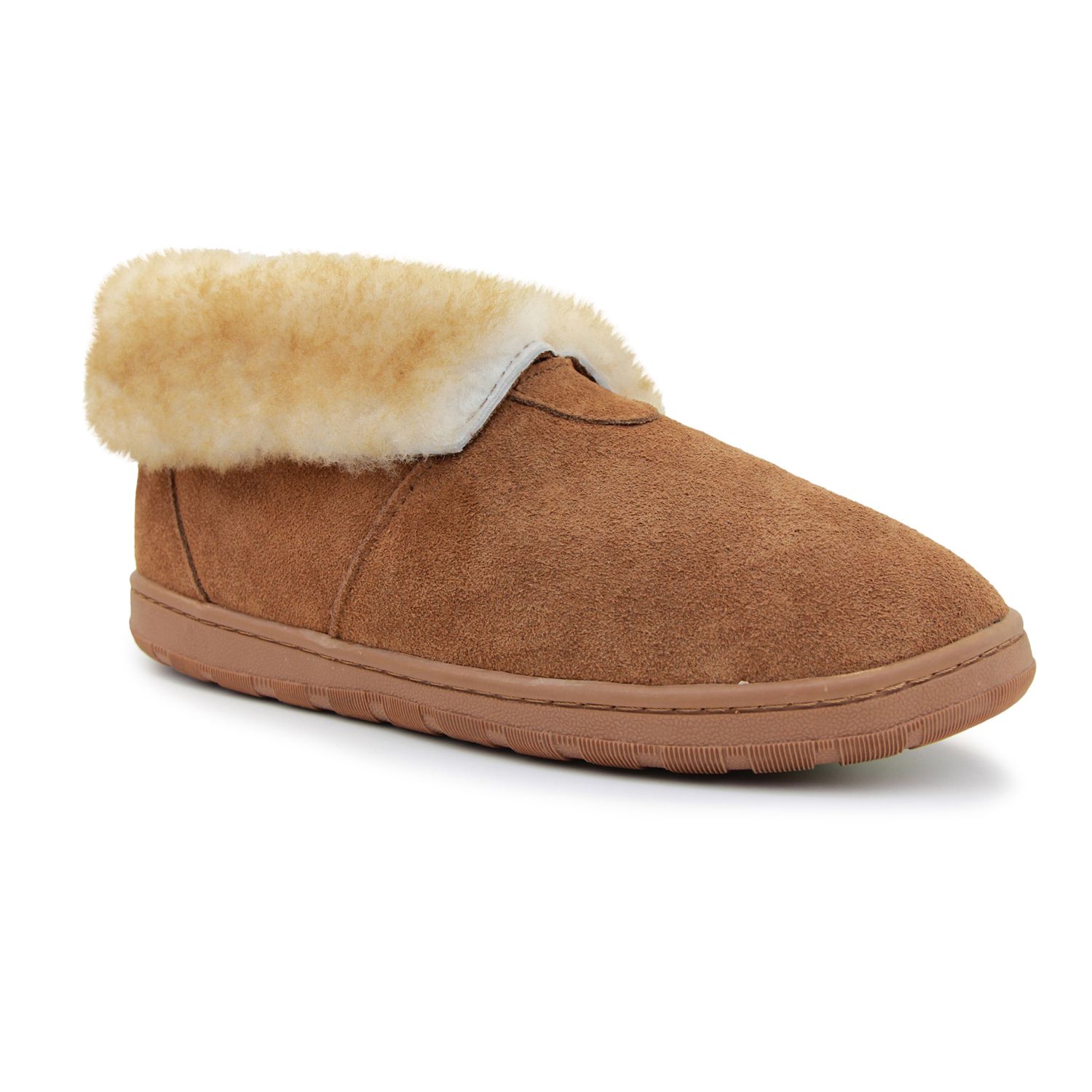 mens shearling boot slippers