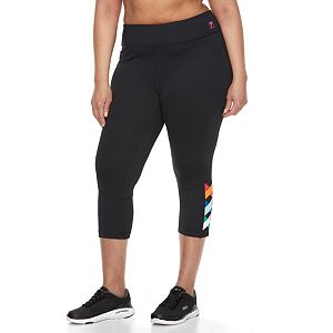 Plus Size FILA SPORT® Criss Cross Crop Leggings