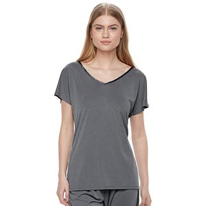 Women's Apt. 9® Pajamas: Morning Sky Satin Trim Top