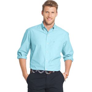 Men's IZOD Essential Classic-Fit Solid Button-Down Shirt