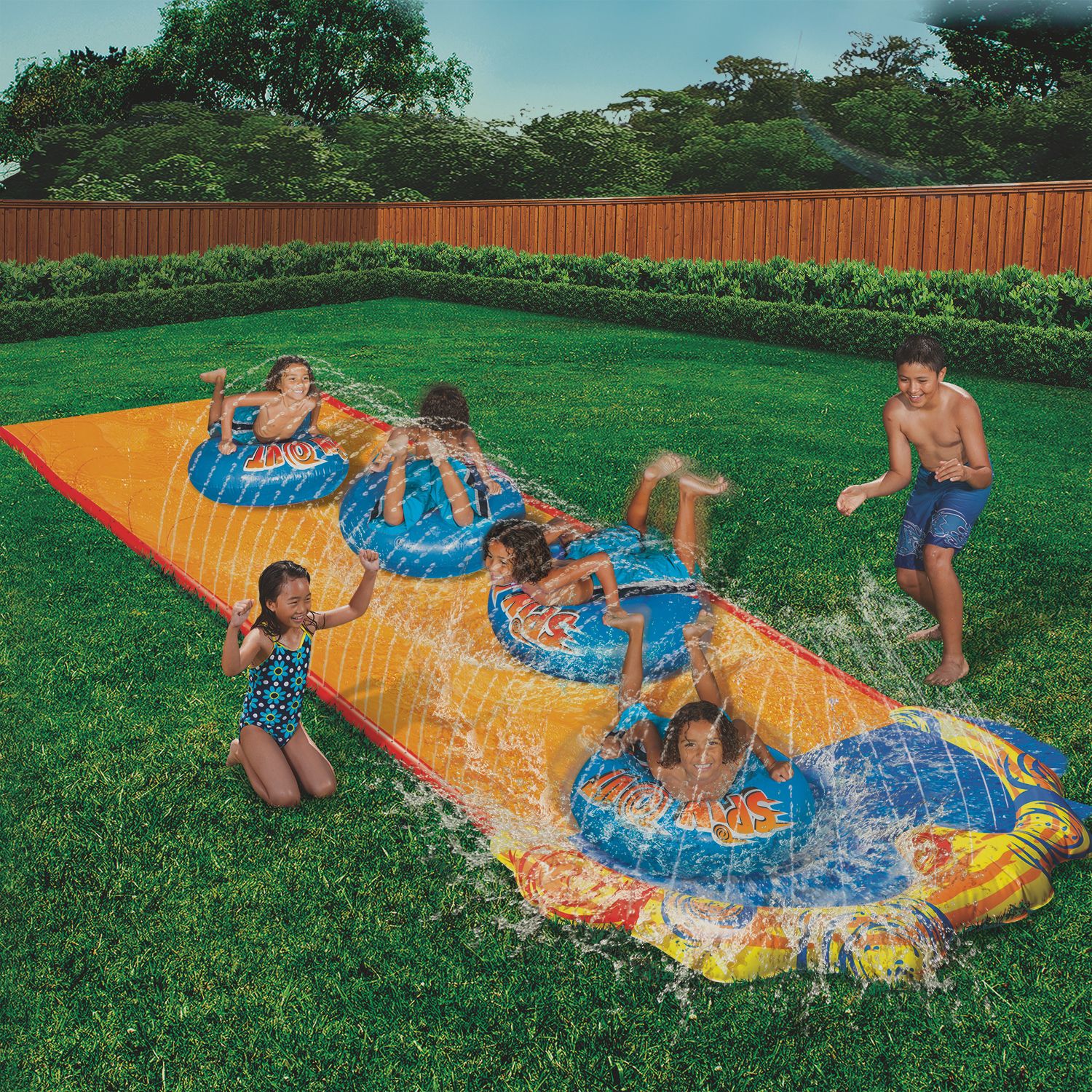 Banzai Spin Out Water Slide