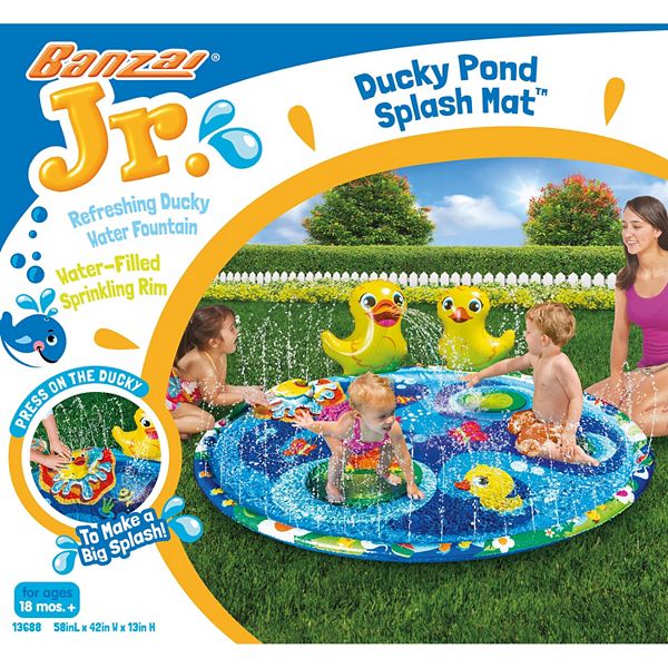 ducky pond splash mat