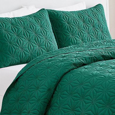 VCNY 3-piece Kaleidoscope Quilt Set