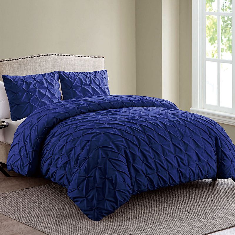 VCNY Madalyn Duvet Cover Set, Blue, Queen