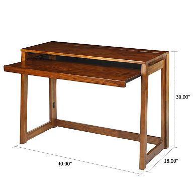 Casual Home Folding Desk with USB Port