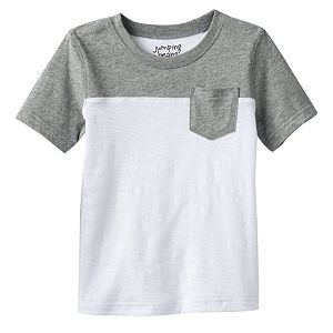 Toddler Boy Jumping Beans® Slubbed Colorblock Pocket Tee