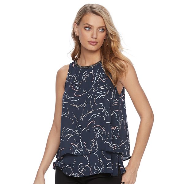 Women's Juicy Couture Print Layered Tank