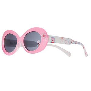 Girls 4-6x Peppa Pig Oval Glitter Sunglasses