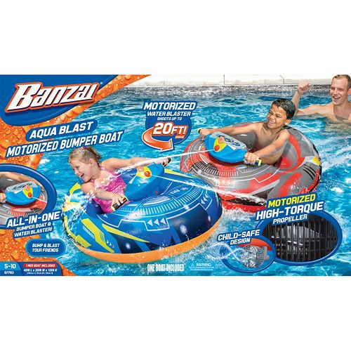 Banzai Aqua Blast Motorized Bumper Boat