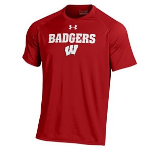 Men's Under Armour Wisconsin Badgers Tech Tee