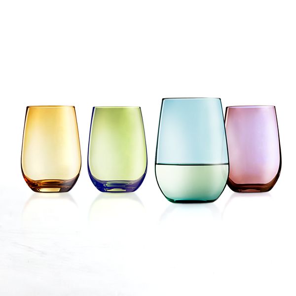 Stainless Steel Stemless Glasses - Four Piece Set – Palm City Products