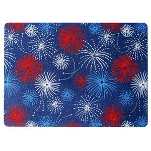 Celebrate Americana Together Vinyl Fireworks Placemat