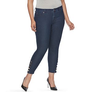 Plus Size Jennifer Lopez Skinny Ankle Jeans