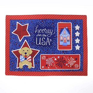 Celebrate Americana Together Faux Applique Placemat