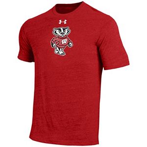 Men's Under Armour Wisconsin Badgers Triblend Tee