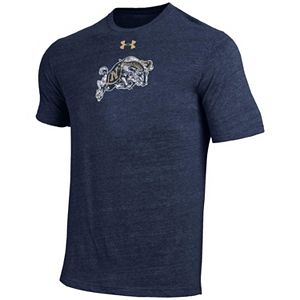 Men's Under Armour Navy Midshipmen Triblend Tee