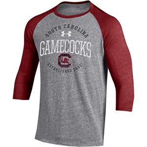 Men's Under Armour South Carolina Gamecocks Triblend Baseball Tee