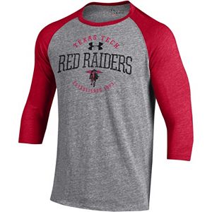 Men's Under Armour Texas Tech Red Raiders Triblend Baseball Tee