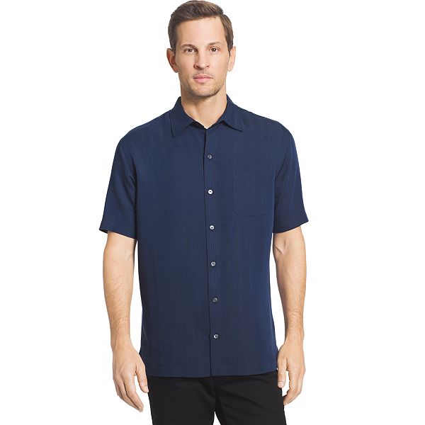 Men's Van Heusen Classic-Fit Striped Dobby Button-Down Shirt