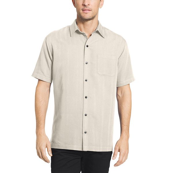 Men's Van Heusen Classic-Fit Striped Dobby Button-Down Shirt
