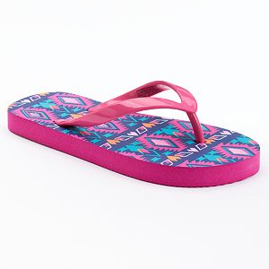 Girls 4-16 SO® Print Flip Flops