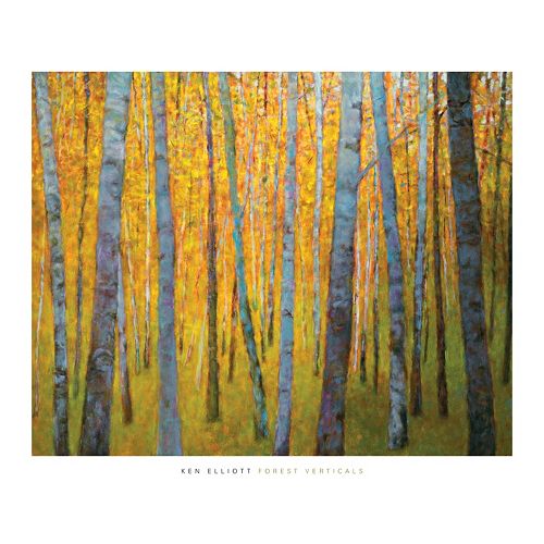 Art.com Forest Verticals Wall Art Print