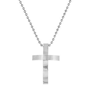 1913 Men's Stainless Steel Cross Pendant Necklace