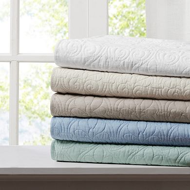 Madison Park Mansfield Oversized Quilted Throw