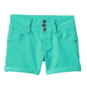 Girls 7-16 & Plus Size SO® Braided Belt Loop High-Waist Shorts
