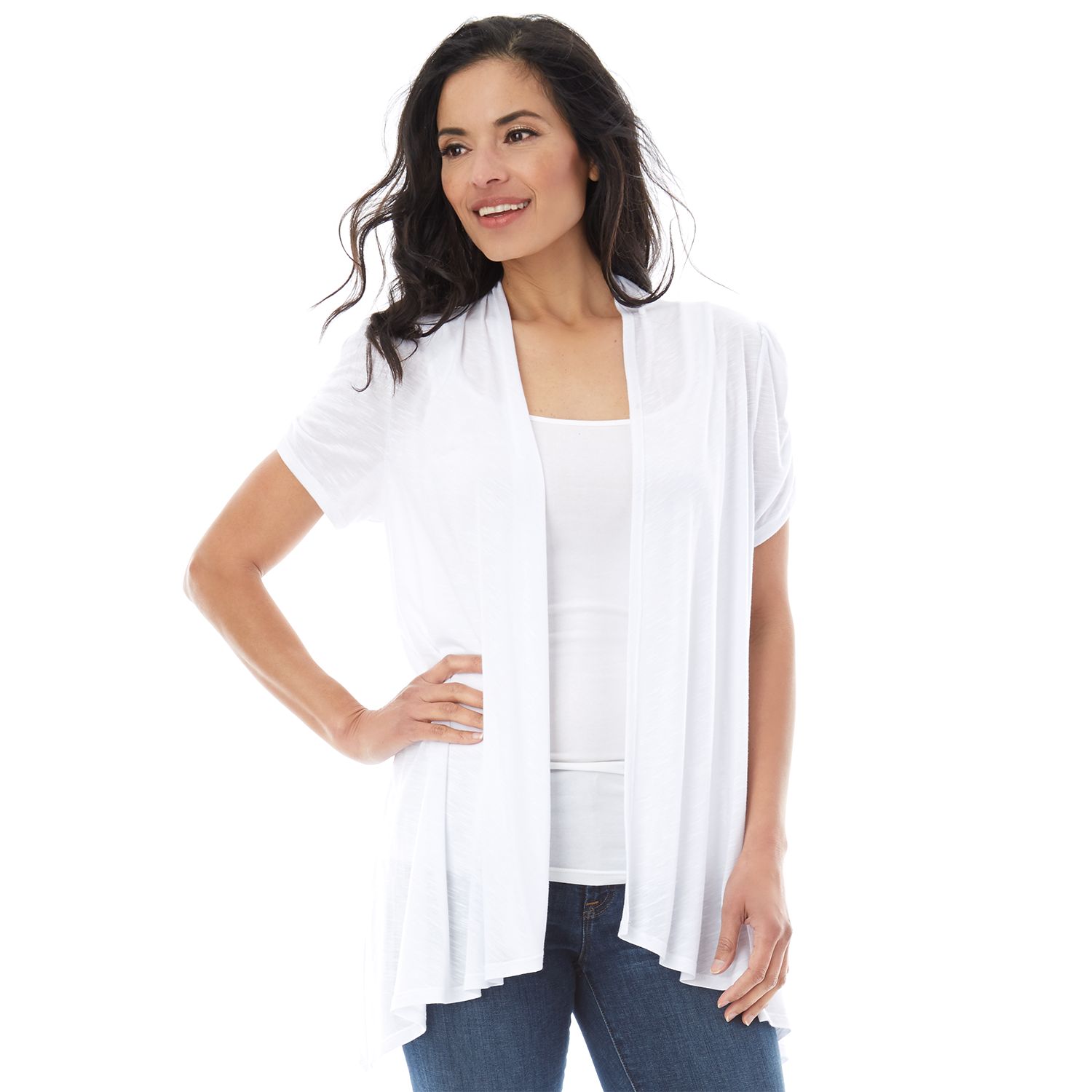 short sleeve boyfriend cardigan