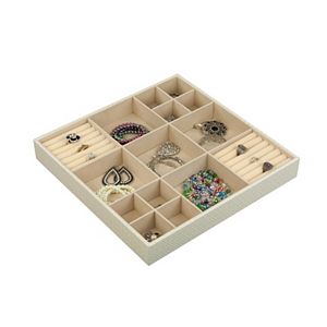 Home Basics 15 Compartment Jewelry Organizer