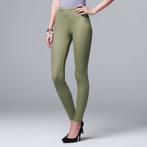 Simply Vera Vera Wang Cotton Blend Leggings for Women for sale