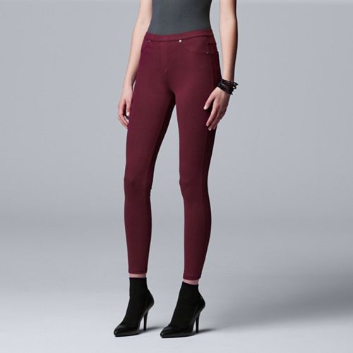 simply vera wang jean leggings