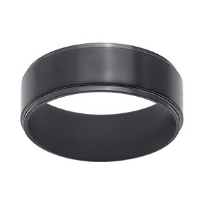 1913 Men's Black Stainless Steel Ring