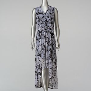 Women's Simply Vera Vera Wang Print High-Low Maxi Dress