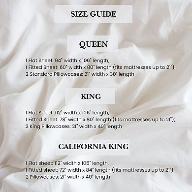 Pointehaven 620 Thread Count Cotton Sateen Sheet Set with Pillowcases