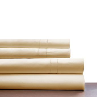 Pointehaven 620 Thread Count Cotton Sateen Sheet Set or Pillowcase Pair